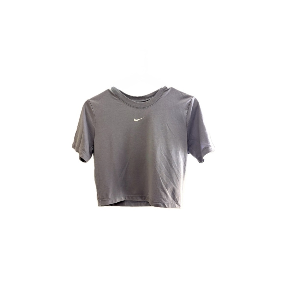 Nike Sportswear Essential Slim Fit Crop Womens Tee - PERIWINKLE